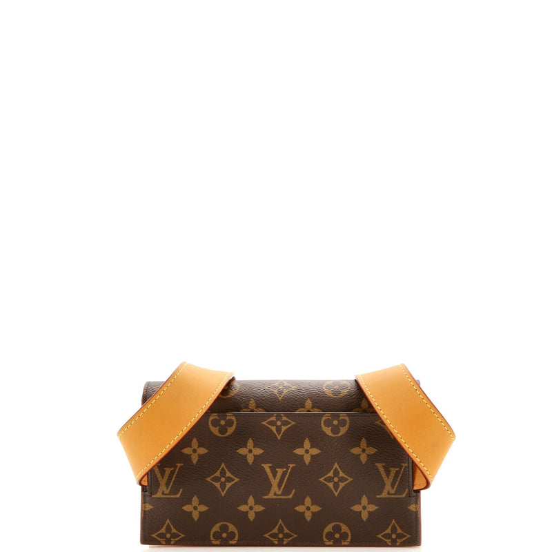 Louis Vuitton S Lock Belt Pouch Canvas