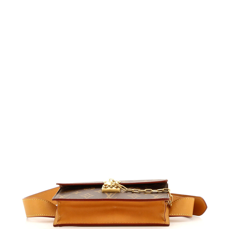 Louis Vuitton S Lock Belt Pouch Canvas