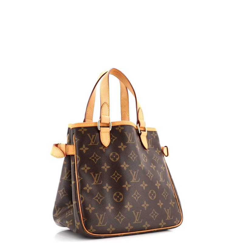 Louis Vuitton Batignolles Handbag Canvas