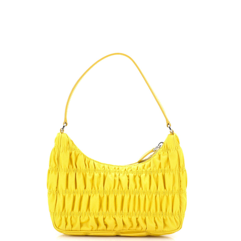 Upgrade to Prada Hobo Tessuto Gaufre With Saffiano
