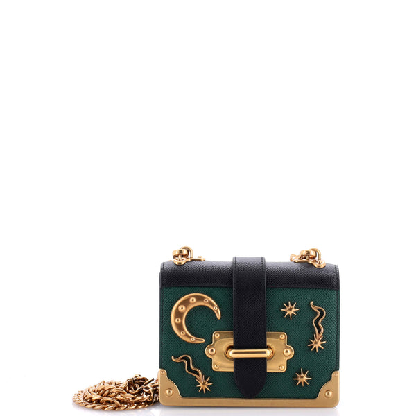 Prada Cahier Crossbody Bag Embellished