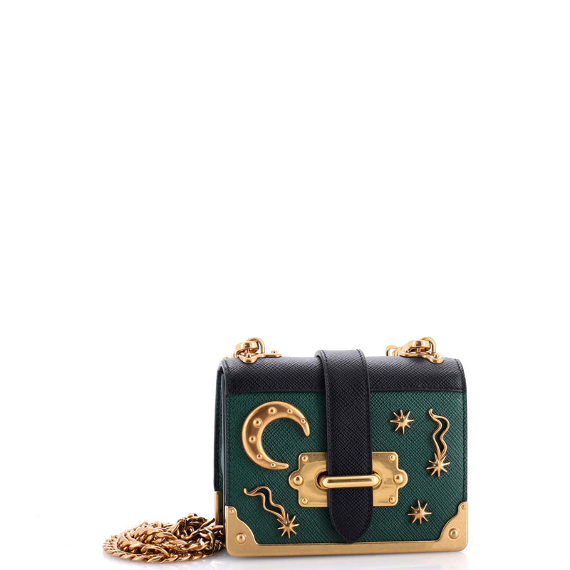 Prada Cahier Crossbody Bag Embellished