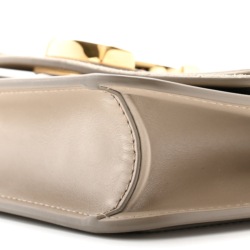 Chloe Calfskin Suede C Clutch With Chain