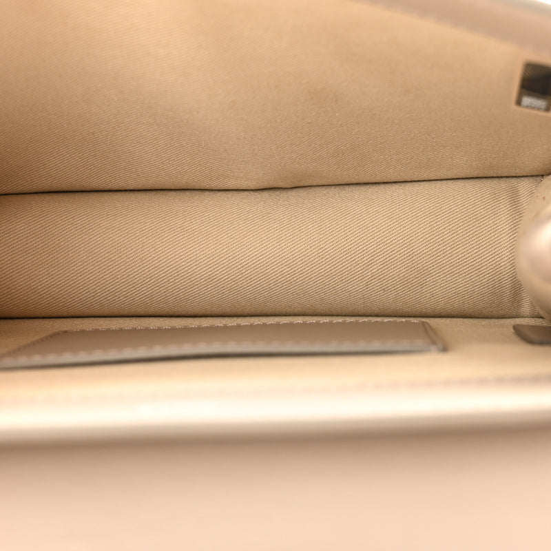 Chloe Calfskin Suede C Clutch With Chain