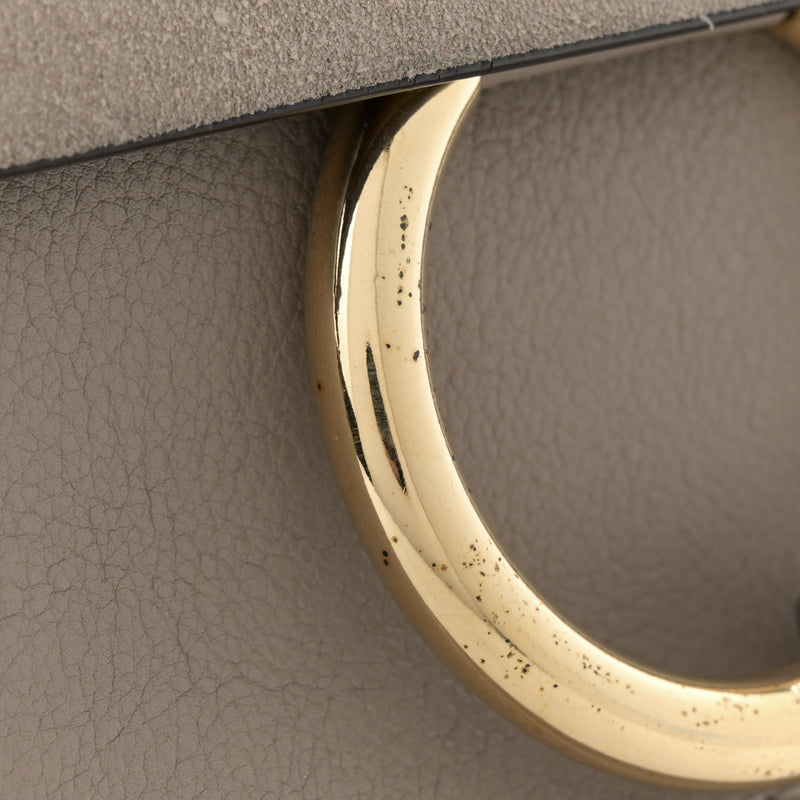 Chloe Suede Calfskin Small Faye Backpack