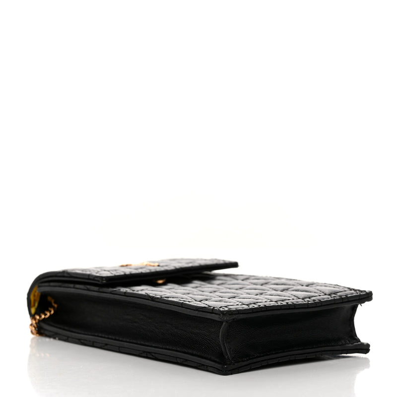 Versace Nappa Quilted Virtus Cell Phone