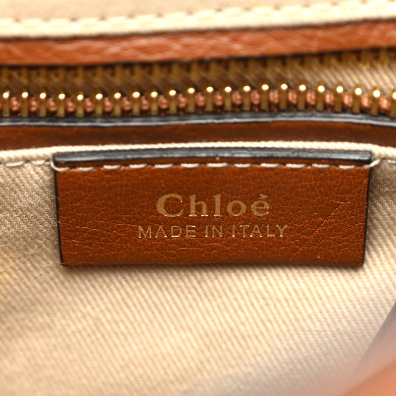 Chloe Suede Calfskin Small Faye Backpack