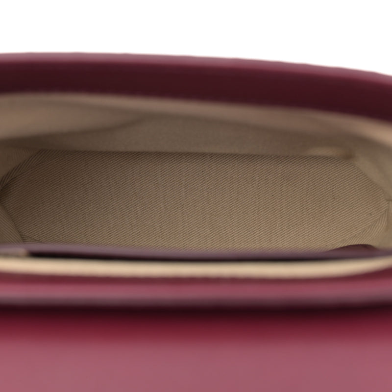 Chloe Calfskin Embossed Small Aby Lock