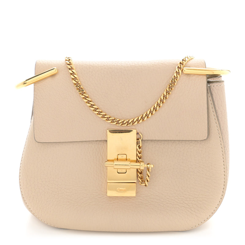 Chloe Grained Lambskin Mini Drew