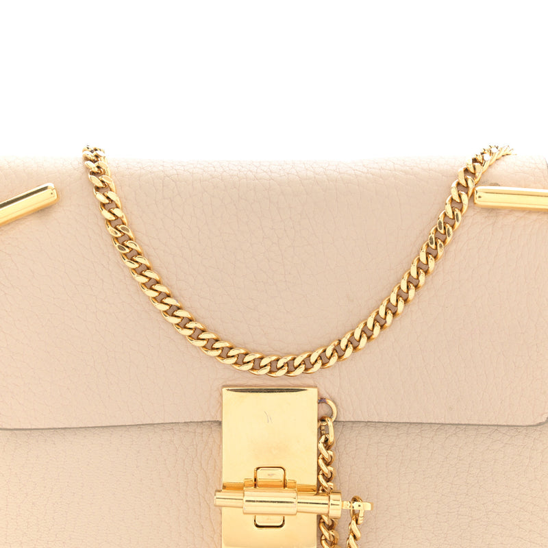 Chloe Grained Lambskin Mini Drew