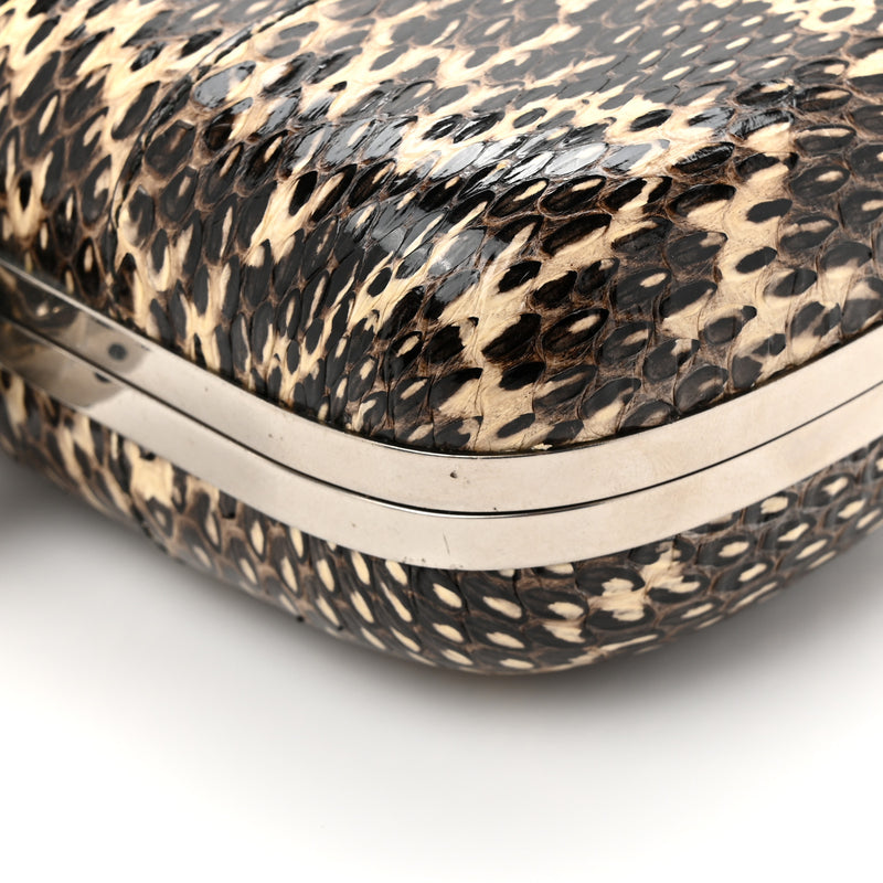 Alexander Mcqueen Snakeskin Skull Box