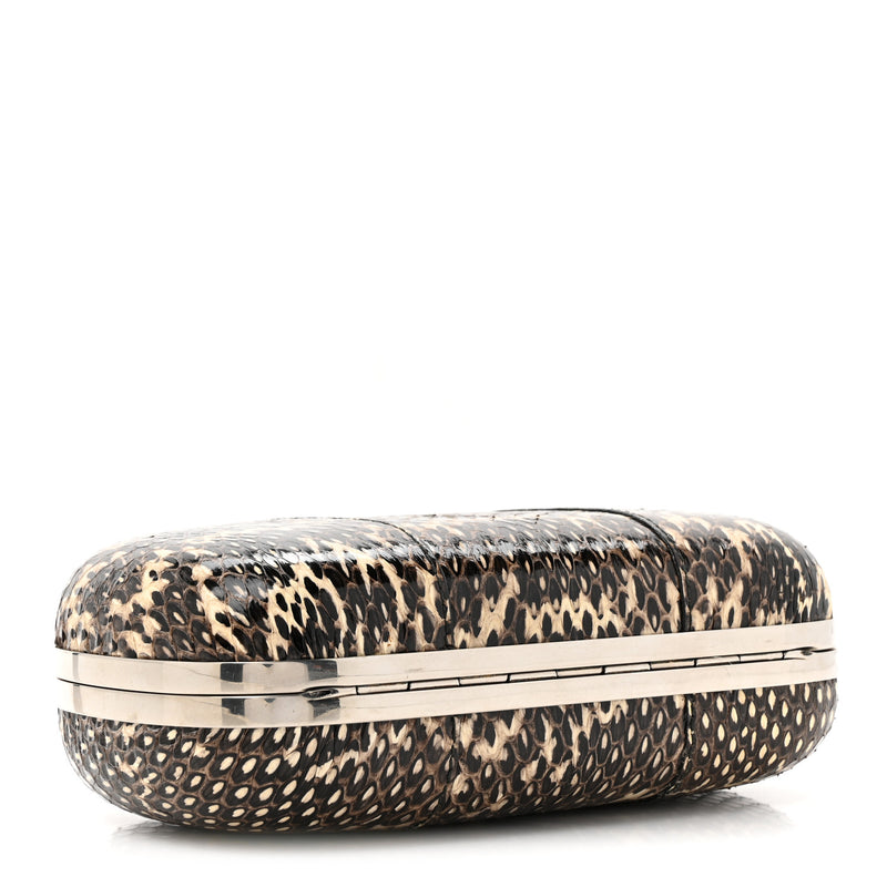 Alexander Mcqueen Snakeskin Skull Box