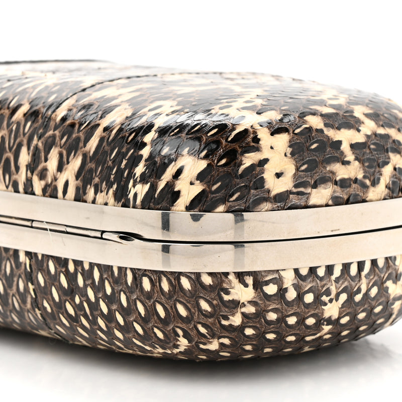Alexander Mcqueen Snakeskin Skull Box