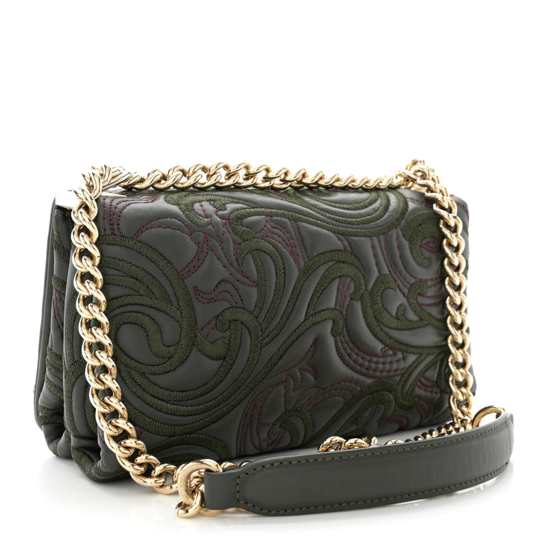 Versace Nappa Embroidered Baroque