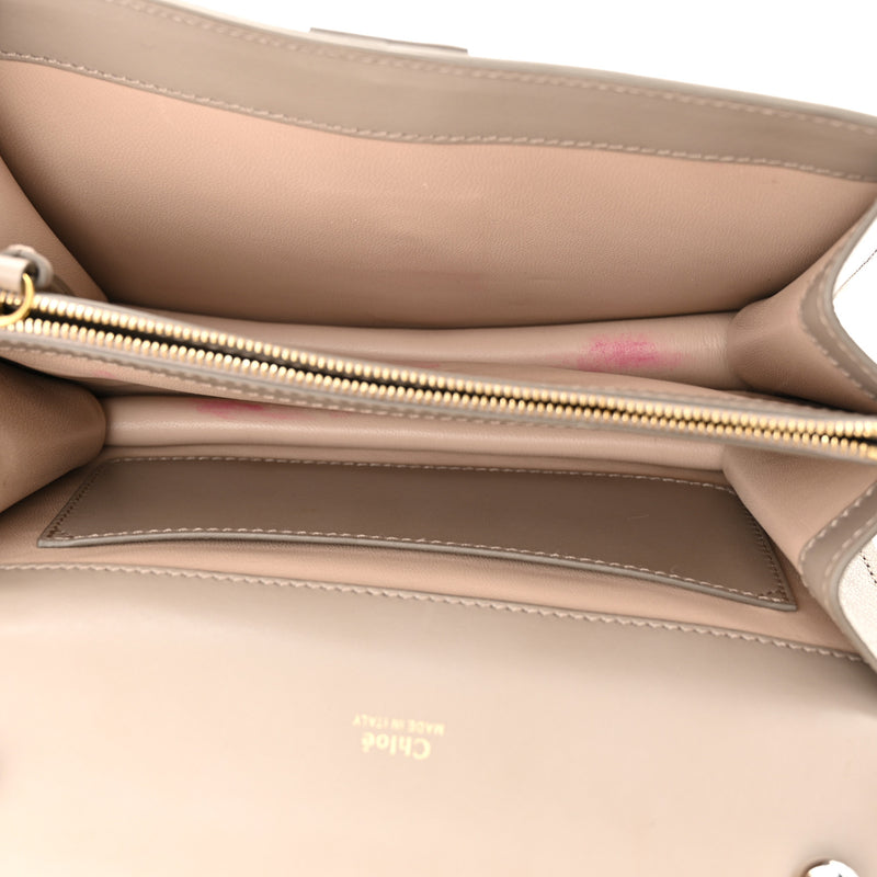 Chloe Shiny Goatskin Calfskin Mini Aby