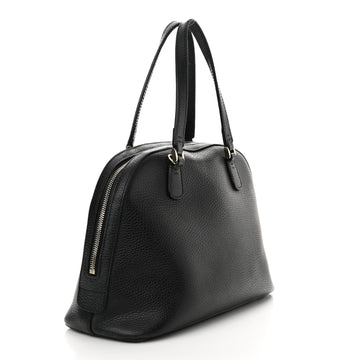 Gucci Dollar Calfskin Dome Bag Black