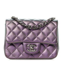 Chanel Iridescent Lambskin Quilted Mini