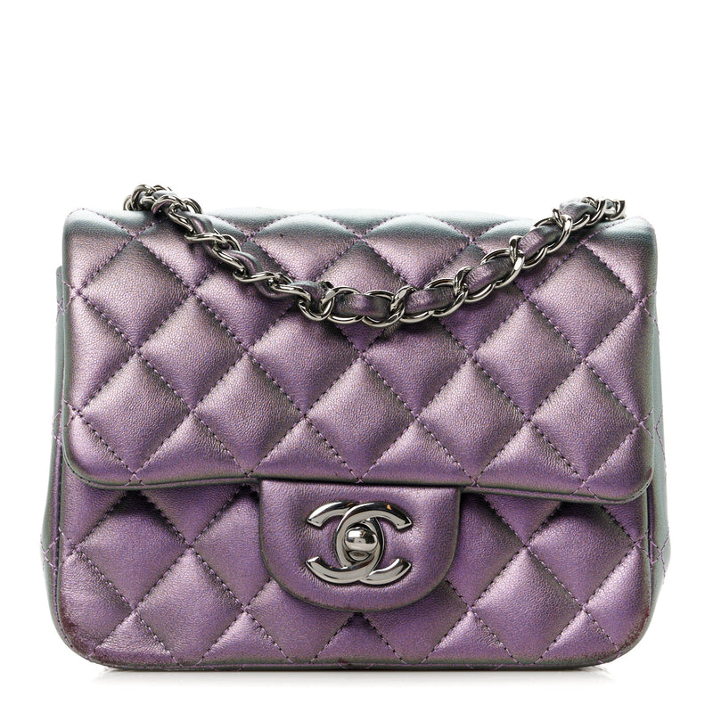 Chanel Iridescent Lambskin Quilted Mini
