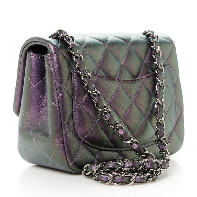 Chanel Iridescent Lambskin Quilted Mini