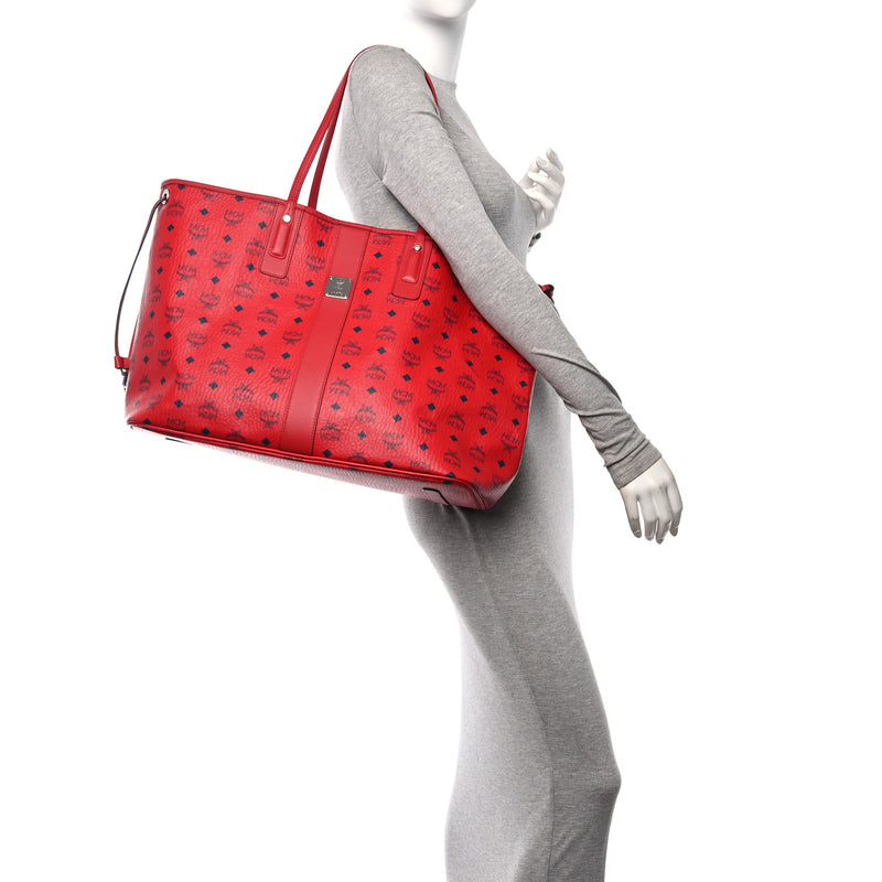 Mcm Visetos Large Liz Reversible Shopper