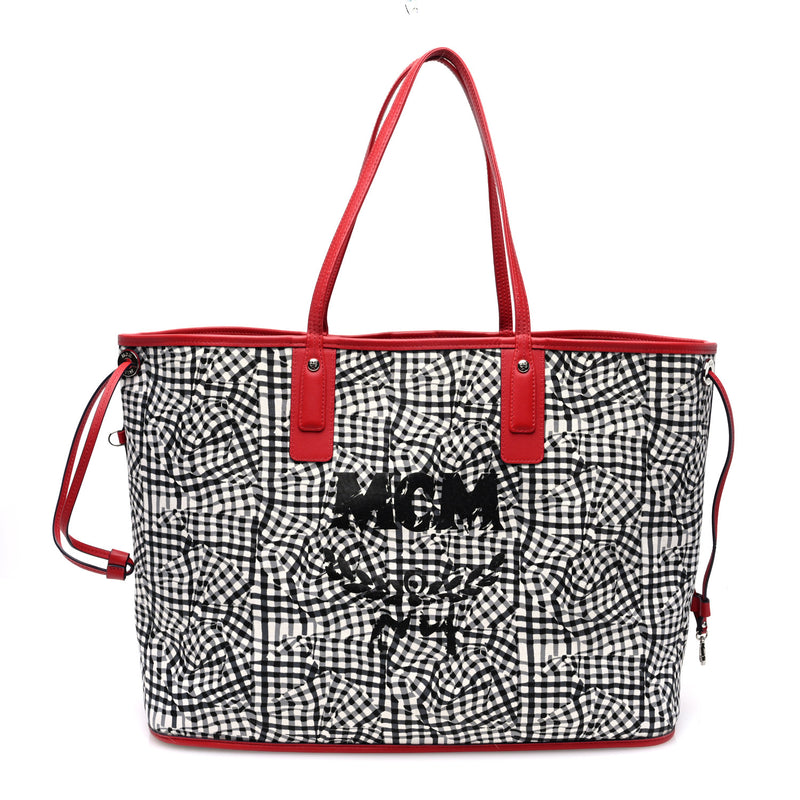 Mcm Visetos Large Liz Reversible Shopper