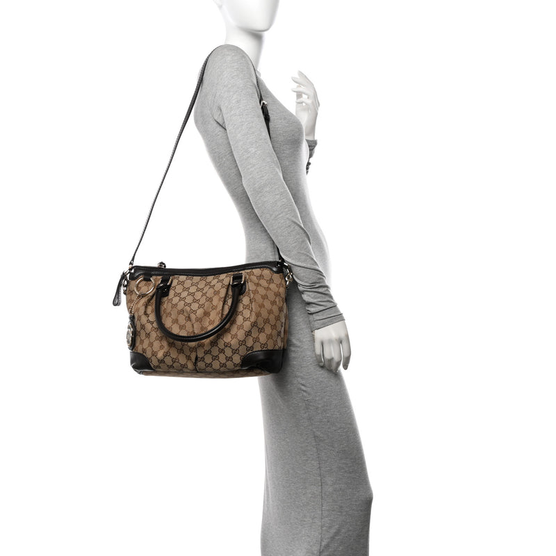 Gucci Medium Sukey Top Handle Dark Brown