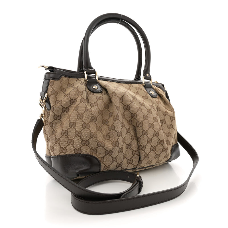 Gucci Medium Sukey Top Handle Dark Brown