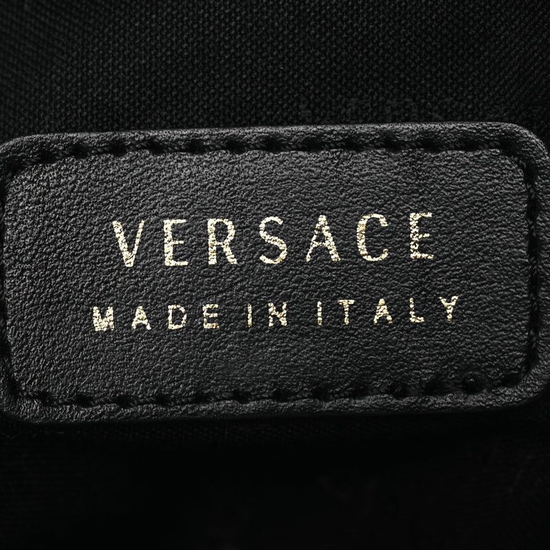 Versace Nylon Goatskin Studded Palazzo