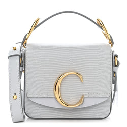 Chloe Calfskin Lizard Embossed Mini C