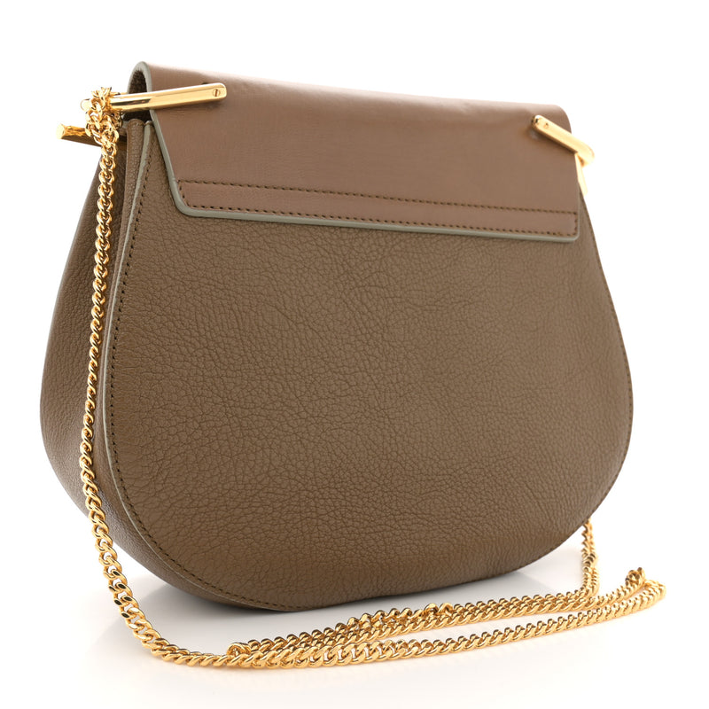 Chloe Grained Lambskin Drew Shoulder Bag