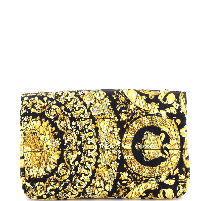 Versace Virtus Chain Flap Shoulder Bag