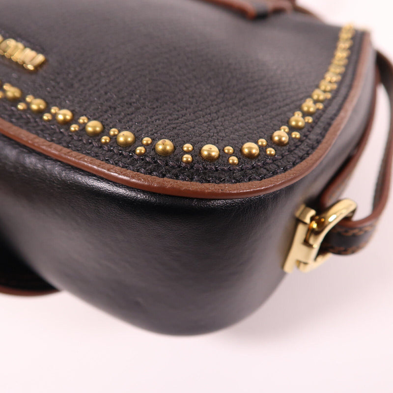Miu Ghw Shoulder Bag Calfskin Leather