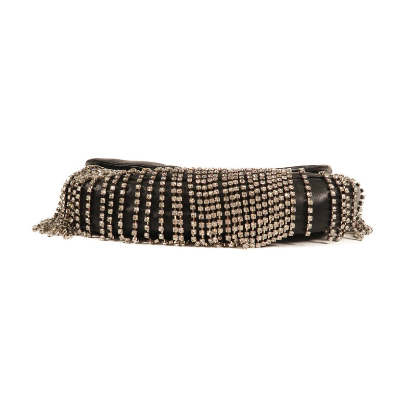 Miu Shw Shoulder Bag Lambskin Leather