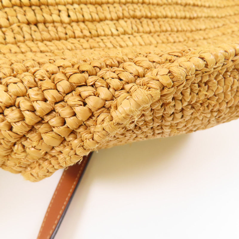 Celine Ghw Crecy Bucket Bag Raffia Brown