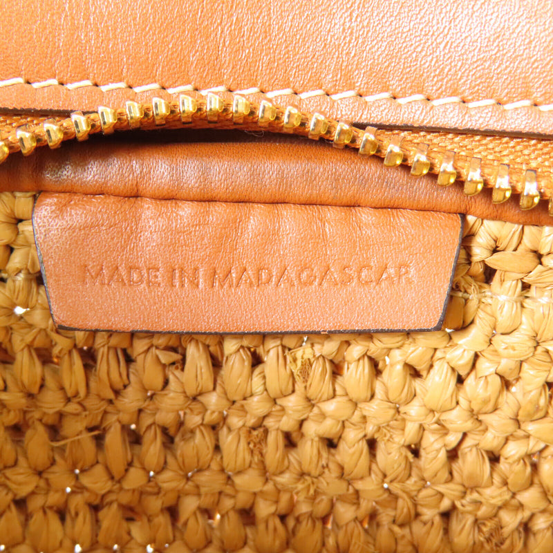 Celine Ghw Crecy Bucket Bag Raffia Brown