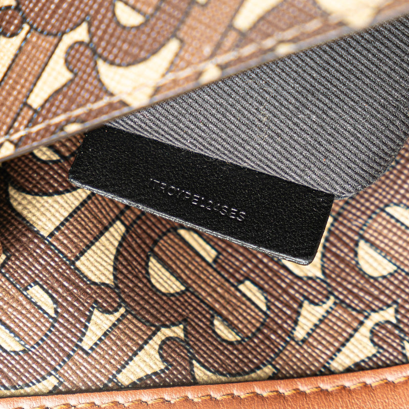 Burberry Tb Crossbody Brown Coated