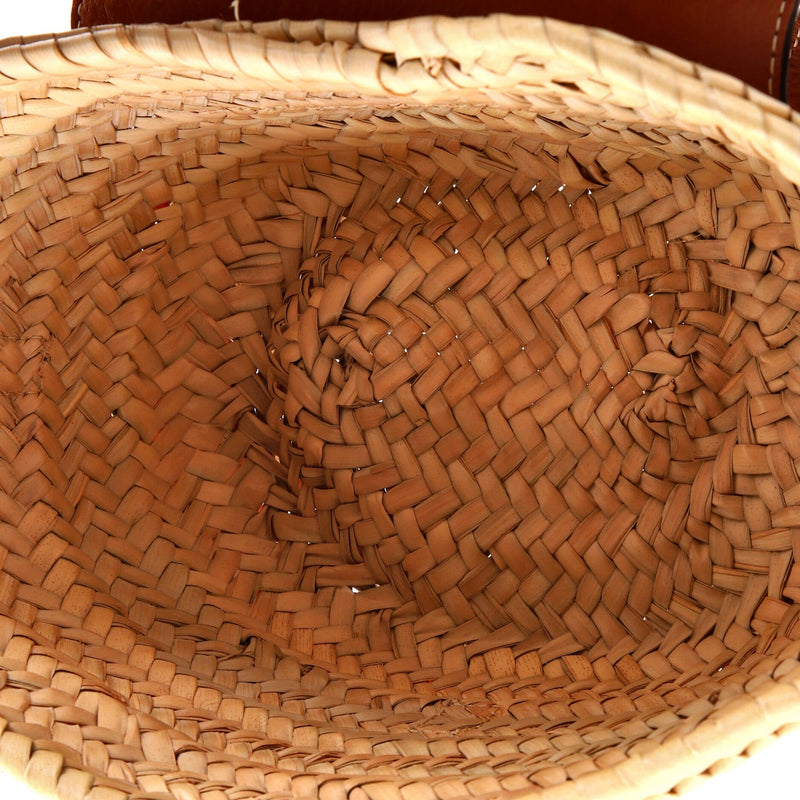 Chloe Marcie Basket Bag Raffia And