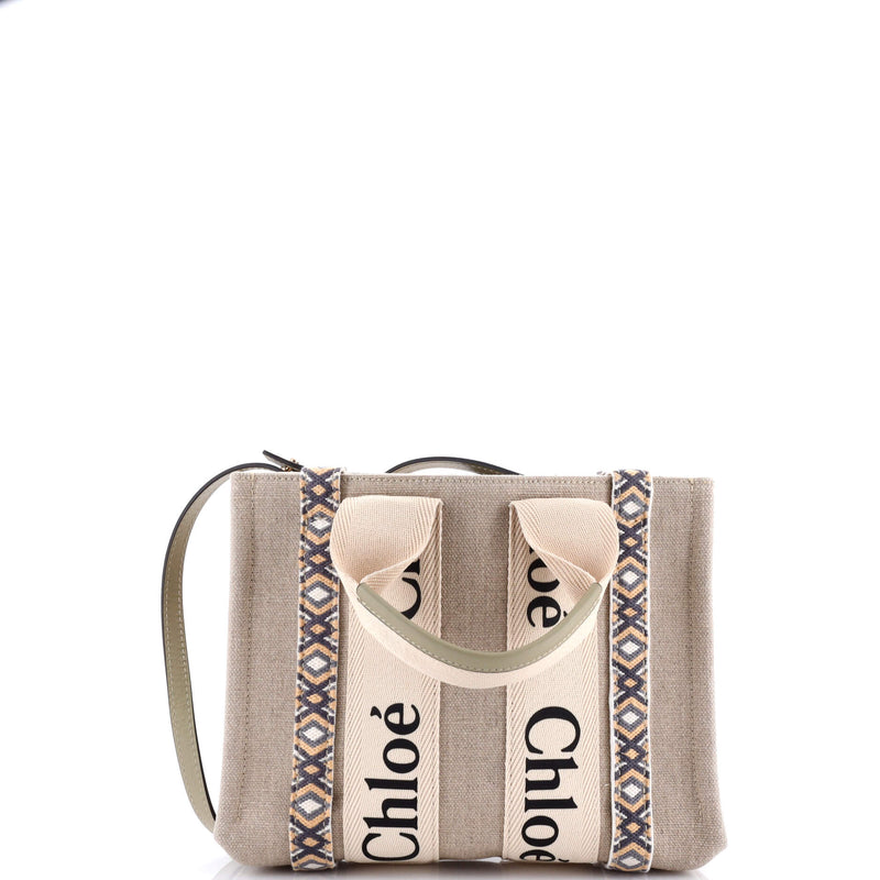 Chloe Woody Friendship Tote Canvas Small