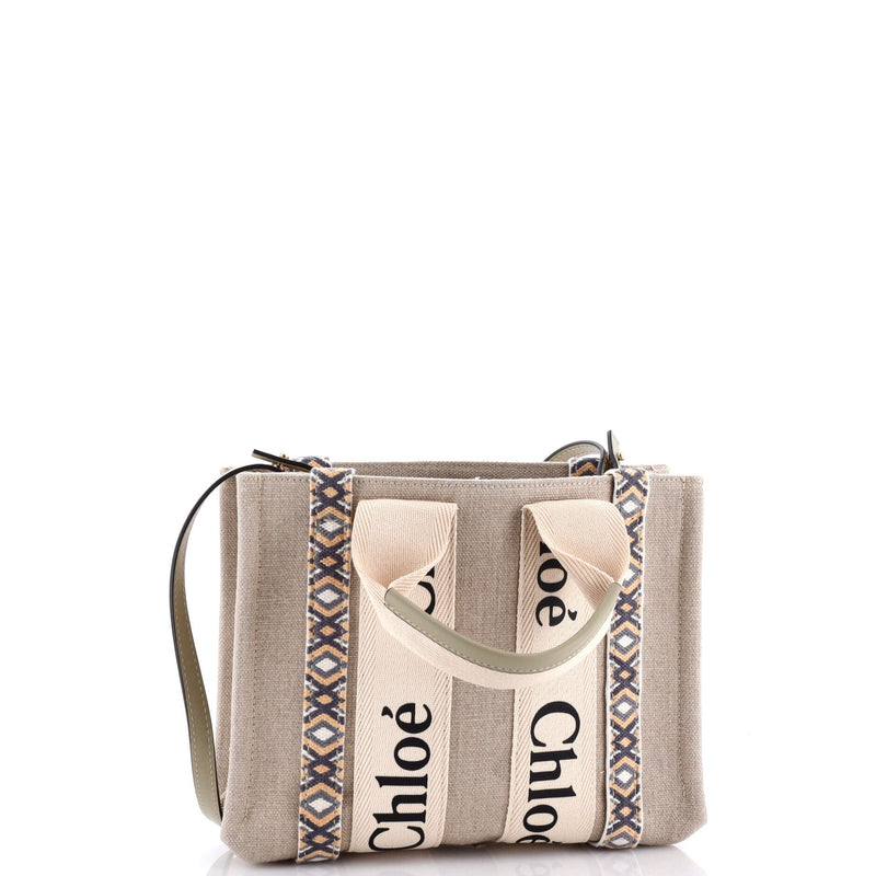 Chloe Woody Friendship Tote Canvas Small