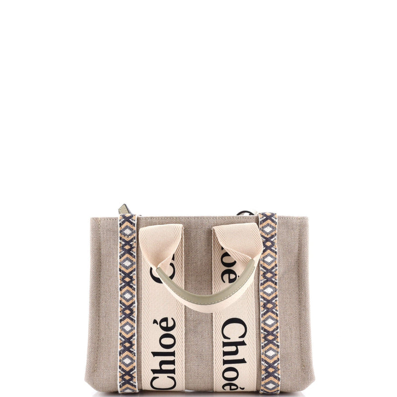 Chloe Woody Friendship Tote Canvas Small