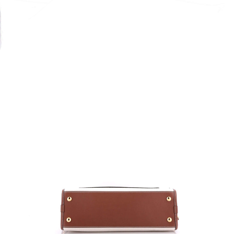 Burberry Logo Pocket Tote Canvas With