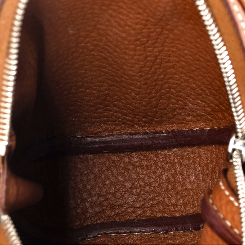 Hermes Basketball Change Purse Leather