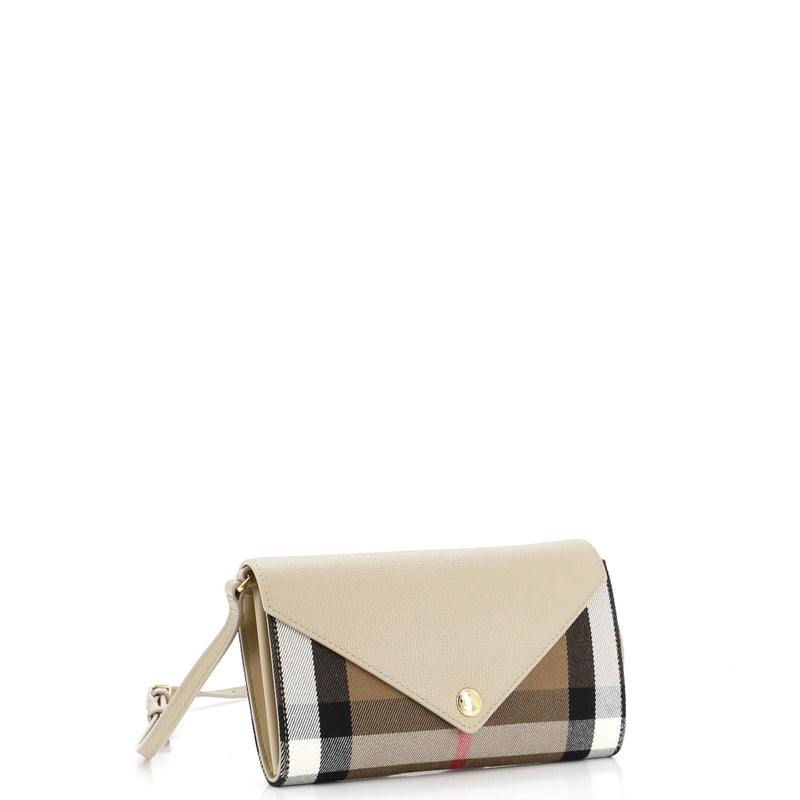Burberry Hannah Envelope Wallet On Strap