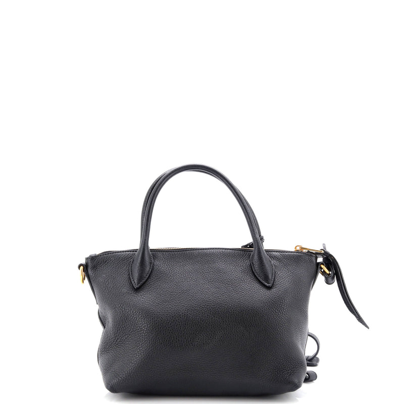 Prada Dual Strap Zip Tote Vitello Daino