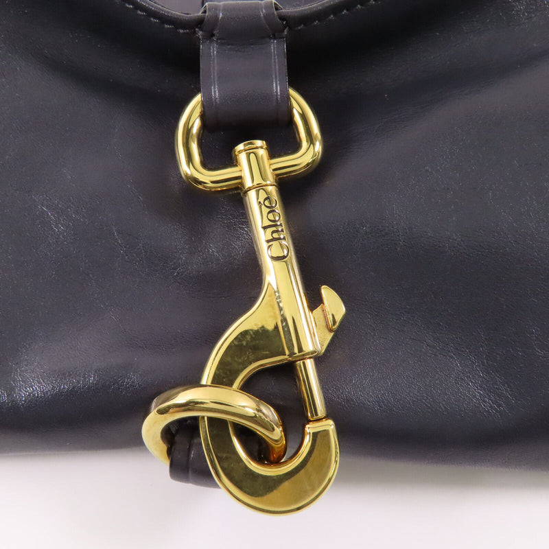 Chloe Ghw Shoulder Bag Calfskin Leather