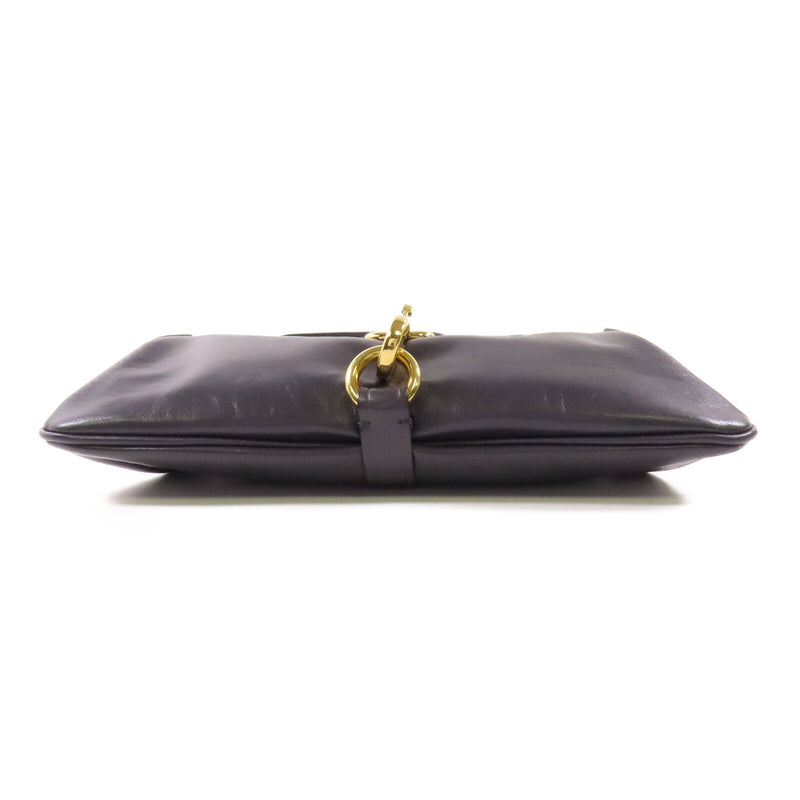 Chloe Ghw Shoulder Bag Calfskin Leather
