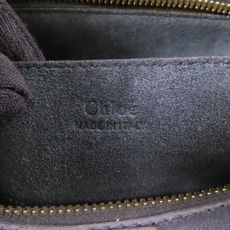 Chloe Ghw Shoulder Bag Calfskin Leather