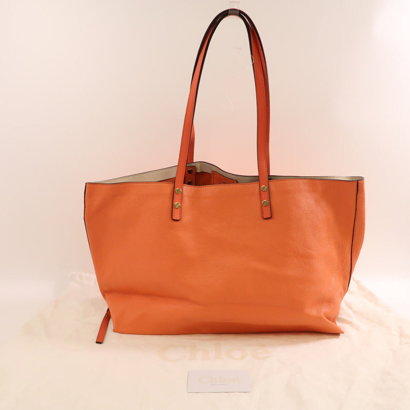 Chloe Ghw Shoulder Tote Bag Calfskin