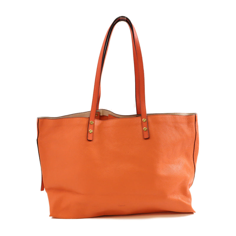 Chloe Ghw Shoulder Tote Bag Calfskin