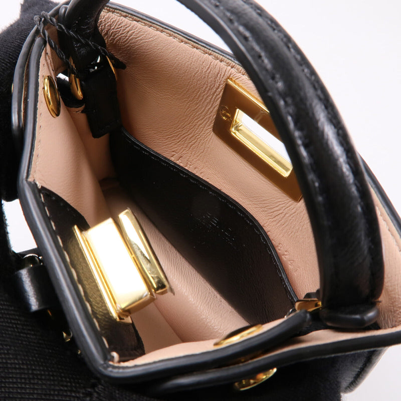 Fendi Ghw Peekaboo Bag Charm Leather